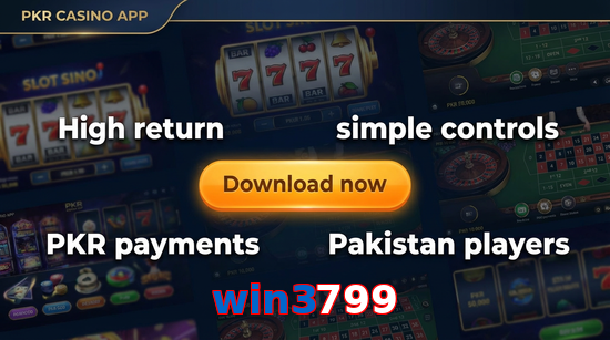 Main screen of Win3799 gamedownload page for PK players