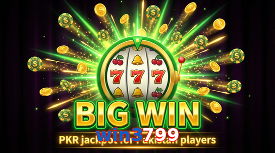 Big win animation on Win3799 slot game